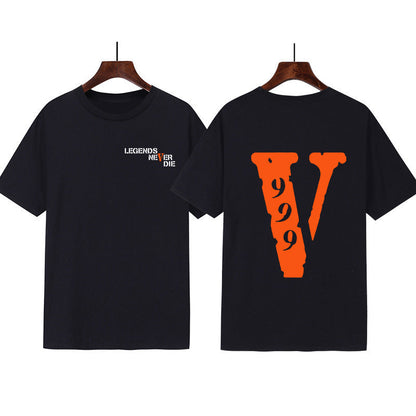Damen T-Shirt mit originellem Schriftzug und kreativem Design Eveloria