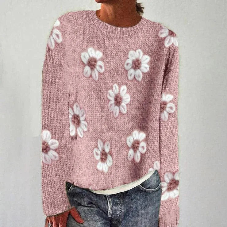 Damen Pullover Festlich Motiv Eveloria