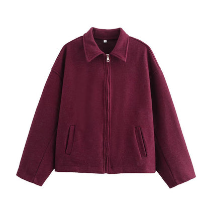 Damen Fleecejacke Weich Warm Reißverschluss Eveloria
