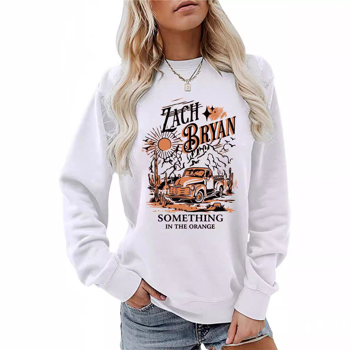 Damen Sweatshirt Vintage Truck Design Eveloria - Eveloria
