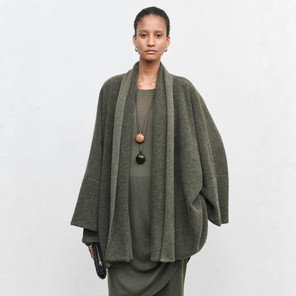 Eveloria Damen Strickmantel Elegantes Design Strapazierfähig