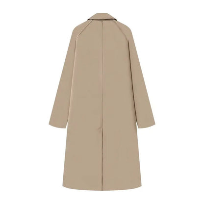 Eveloria Damen Trenchcoat Gefüttert Karomuster