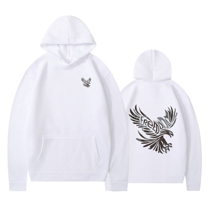 Damen Kapuzenpullover Adlerdesign Weich Eveloria