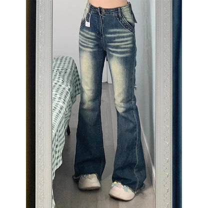 Damen Highwaist Flare Jeans Eveloria - Eveloria