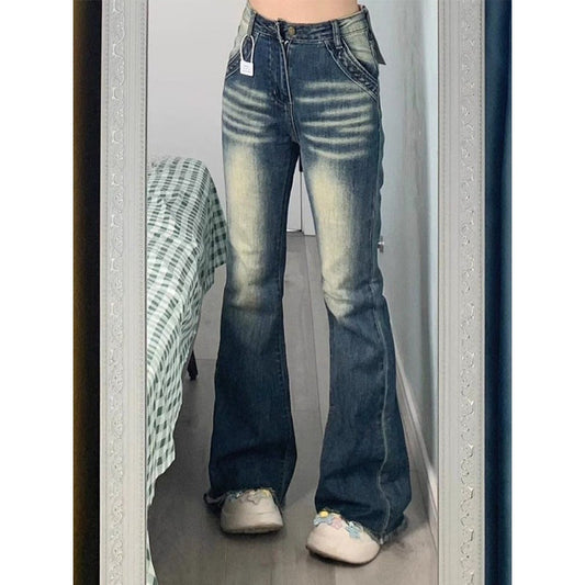 Damen Highwaist Flare Jeans Eveloria - Eveloria