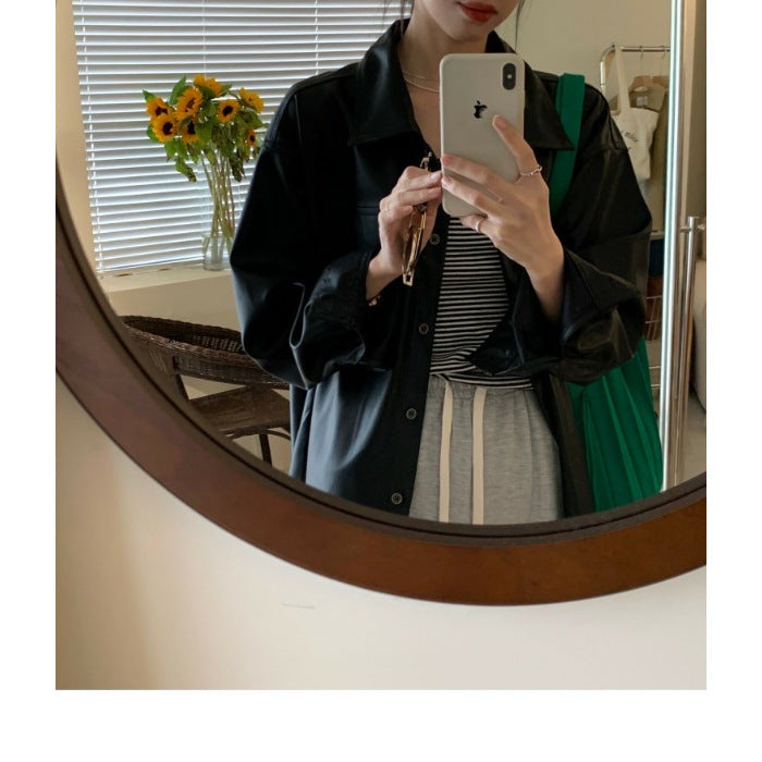 Damen Oversized Jacke mit Taschen Eveloria