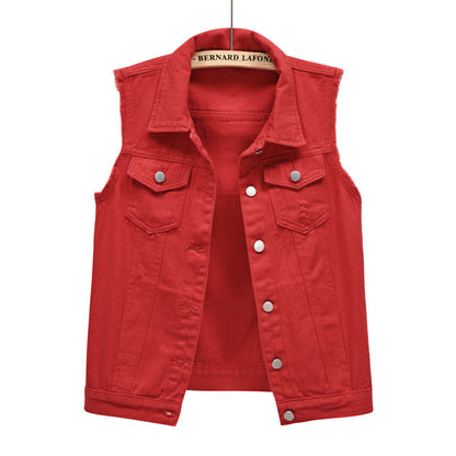 Damen Jeansweste mit Taschen und stylischem Design Eveloria