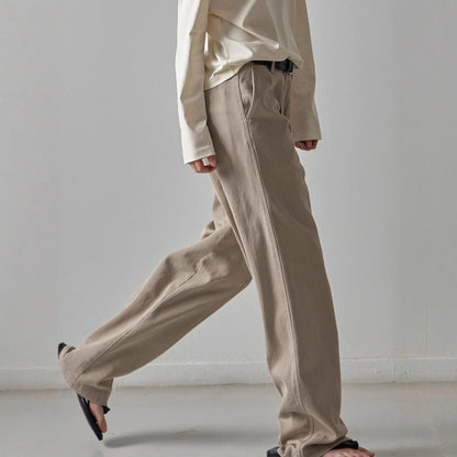 Damen High-Waist Jeans Hose Weites Bein Eveloria