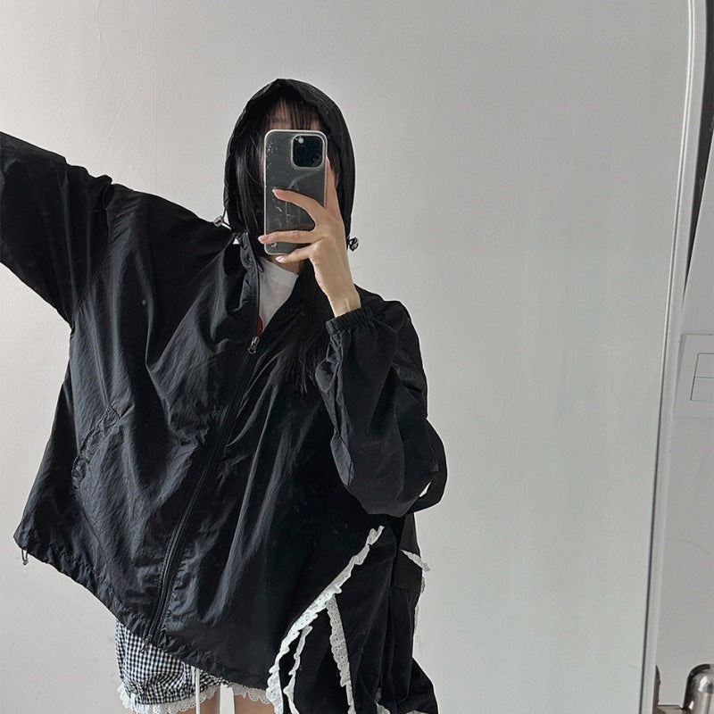 Damen Sportjacke Reißverschluss Übergangsjacke Eveloria