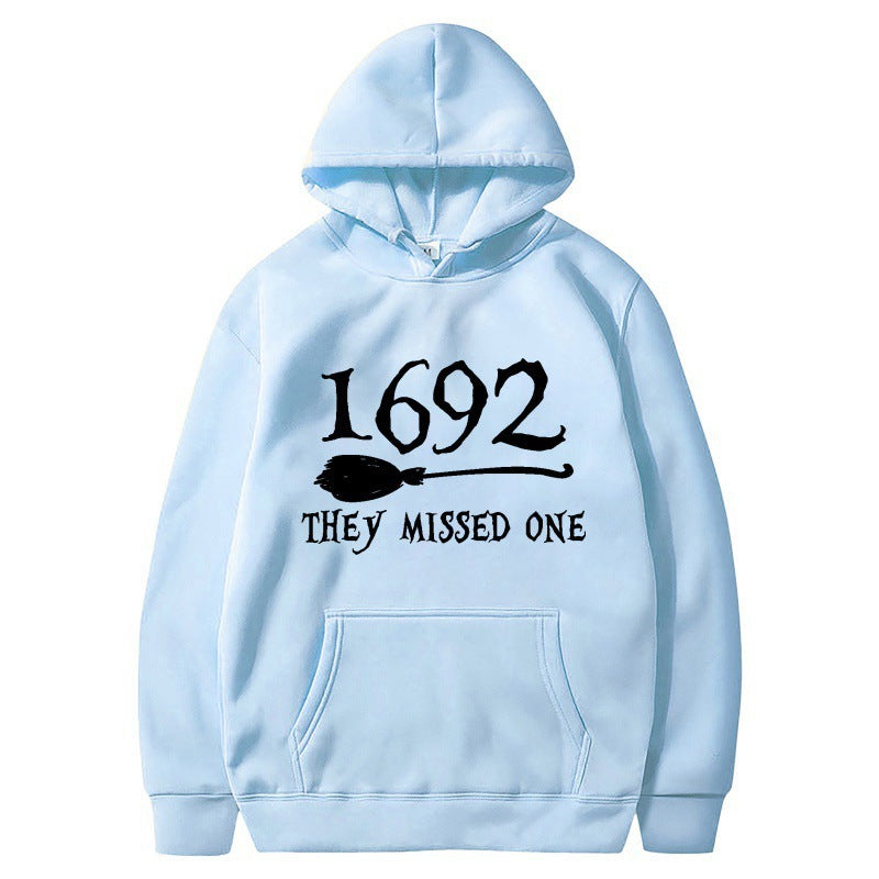 Damen Kapuzenpullover Halloween-Motiv locker Größe