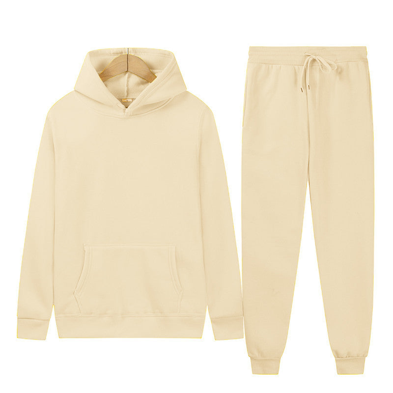 Damen Kapuzenpullover Jogginghose Set Baumwollmix Eveloria