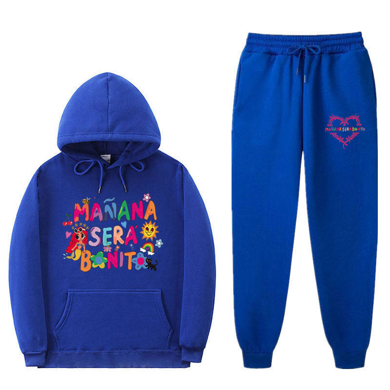 Damen Sweatshirt Jogginghose Set Bunt Eveloria