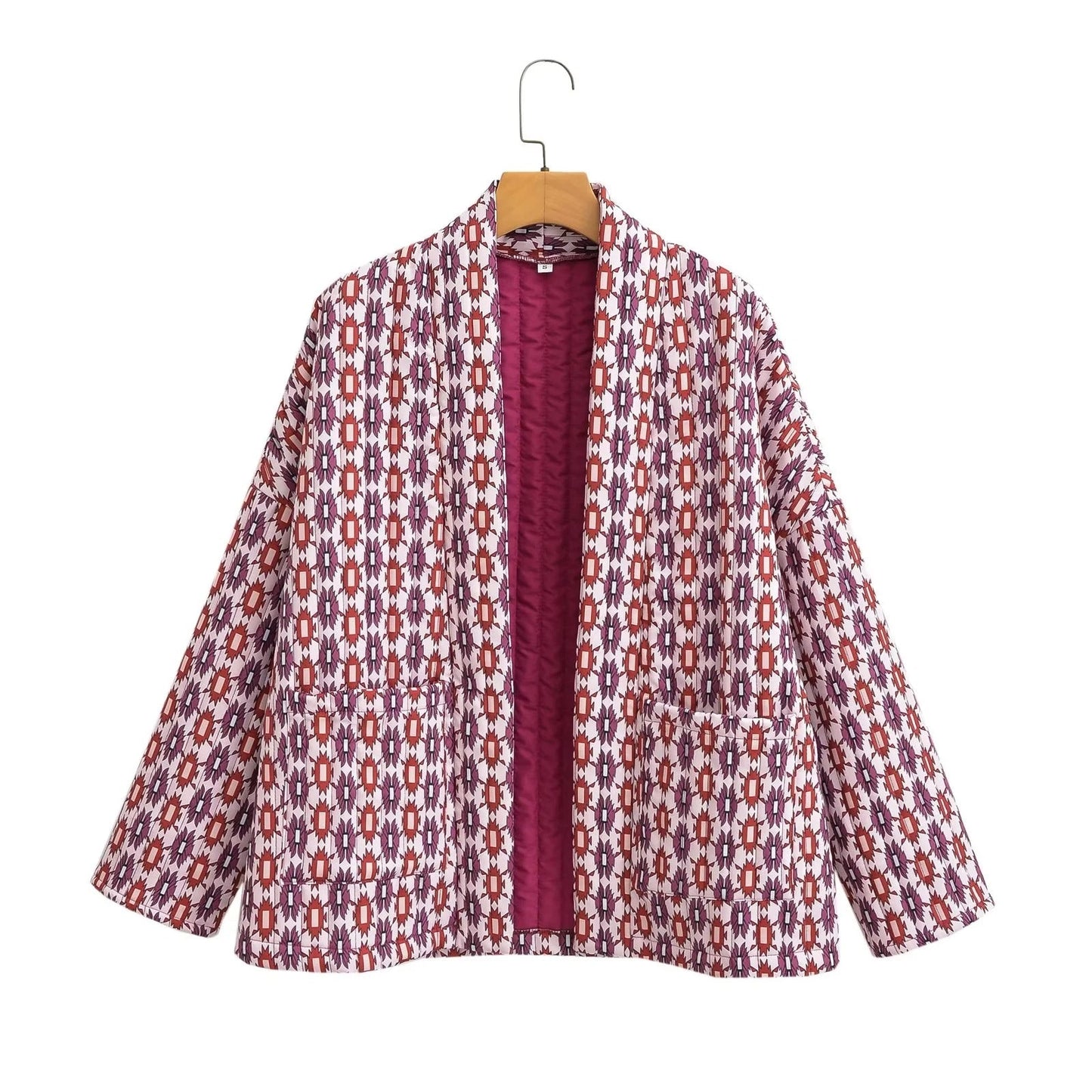Damen Steppjacke Grafisches Muster Eveloria
