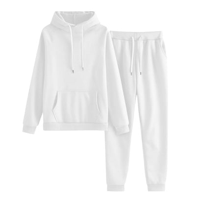 Damen Hoodie Jogginghose Set Lässig Mit Taschen Eveloria