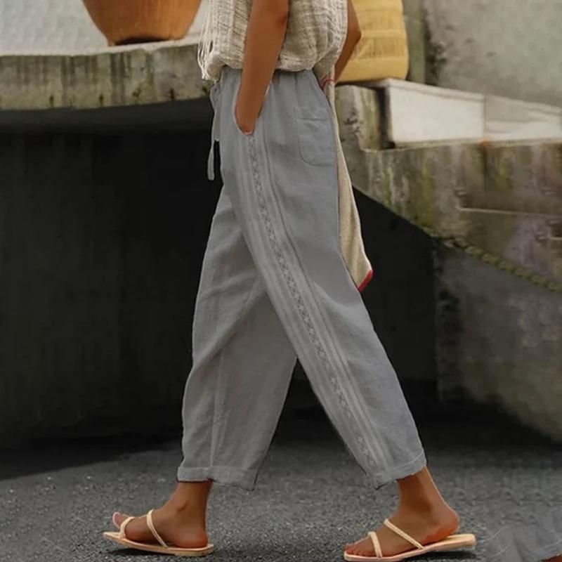 Eveloria Damen Gerade Hosen Lässig - Eveloria