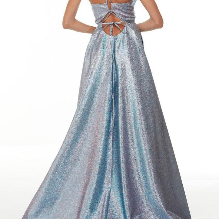 Damen Abendkleid mit Seitenschlitz Eveloria