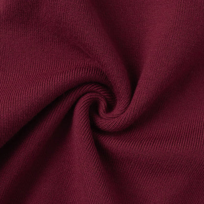 Damen Strickensemble mit Zip-Kragen und weitem Schnitt