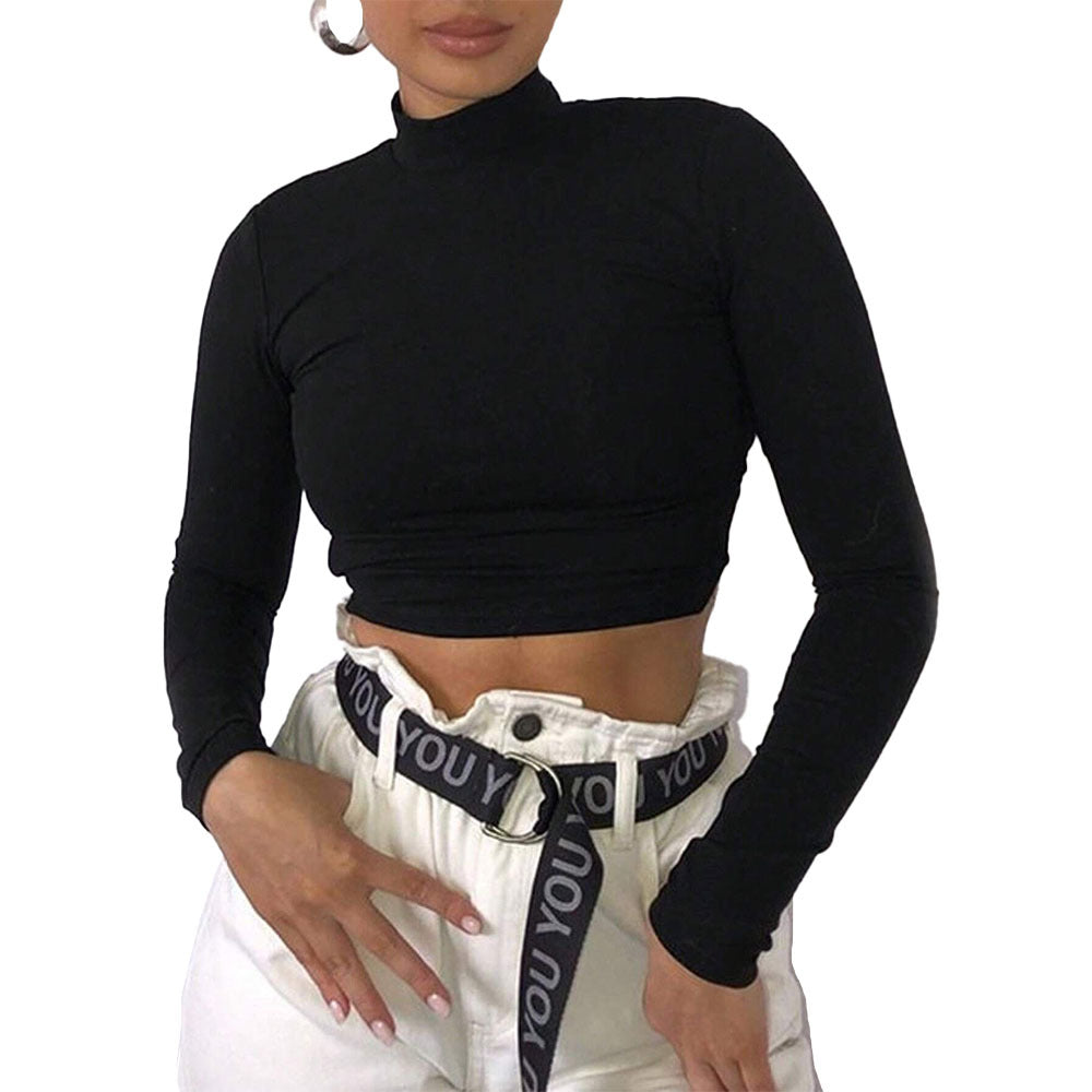 Damen Figurbetontes Langarm-Shirt Eveloria