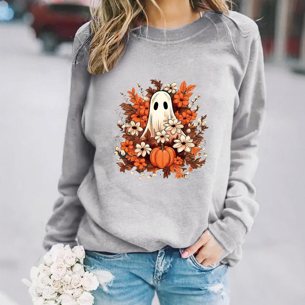Damen Sweatshirt Herbstmotiv Gruselig Eveloria - Eveloria