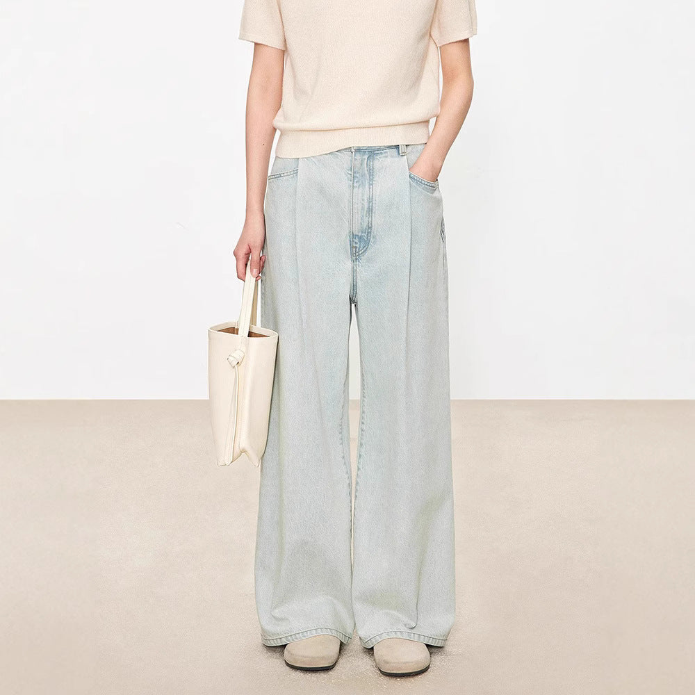 Damen Weite Mom Jeans Eveloria - Eveloria
