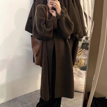 Damen Oversized Strickjacke Warm Eveloria