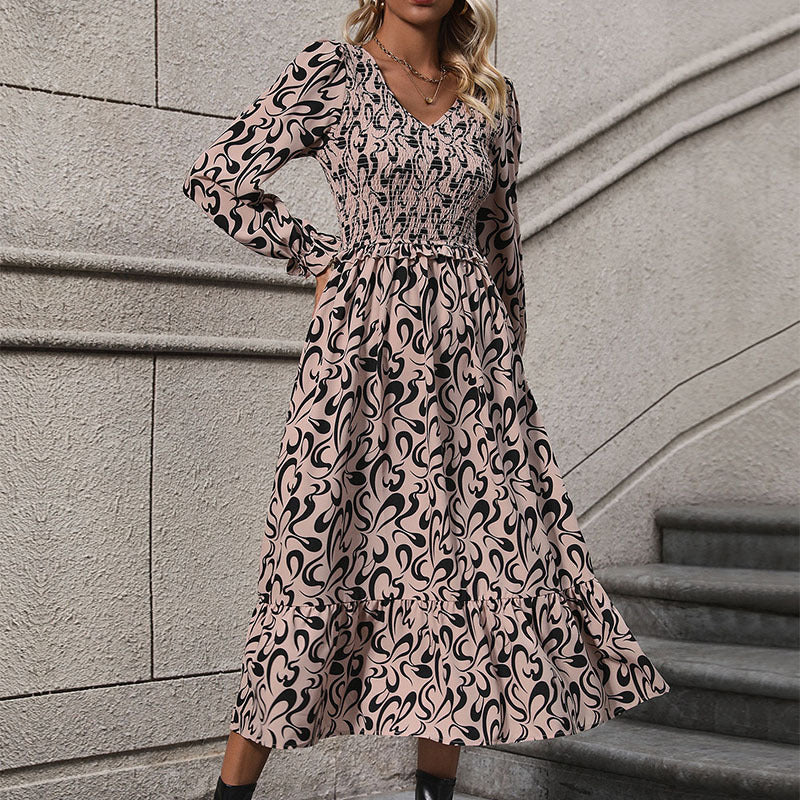Damen Maxikleid Elastisch Eveloria