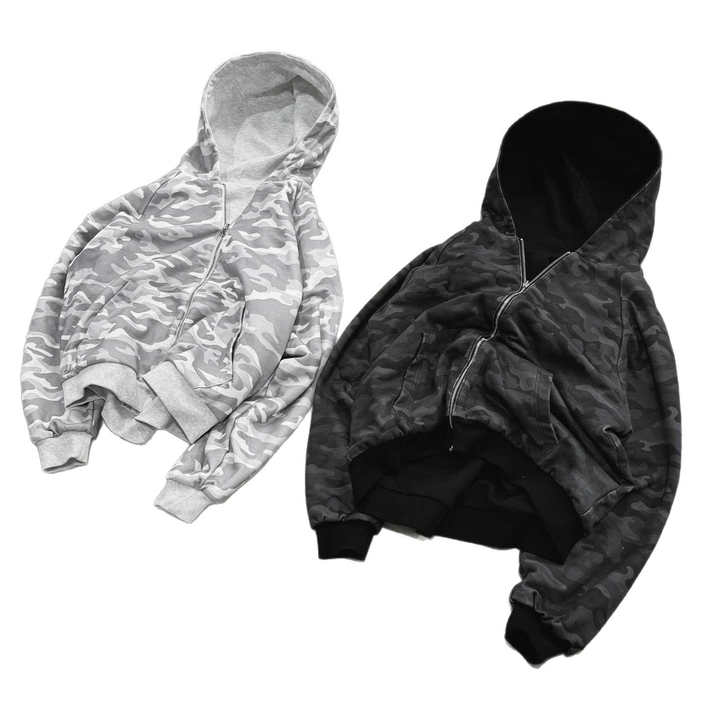 Damen Kapuzenjacke Camouflage-Design Eveloria