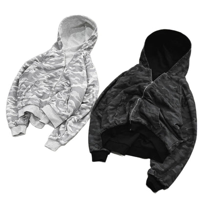 Damen Kapuzenjacke Camouflage-Design Eveloria