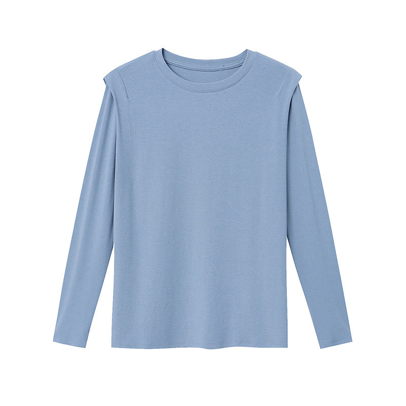 Damen Langarmshirt Feine Struktur Eveloria