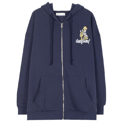 Damen Kapuzenjacke Gestickt Eveloria