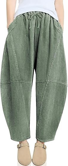 Damen High-Waist Freizeithose mit Kordelzug Eveloria
