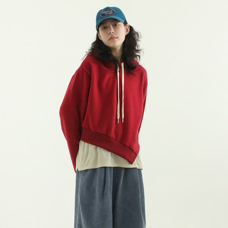 Damen Kapuzenpullover Oversized Schnitt Eveloria