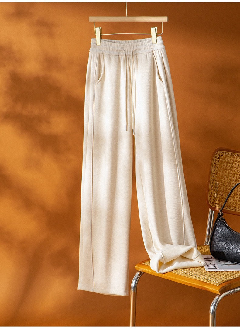Damen Loungehose Weite Bequem Eveloria