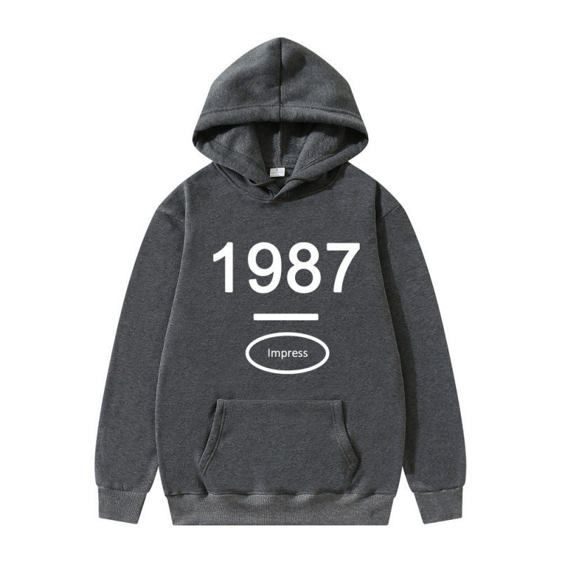 Damen Kapuzenpullover Kängurutasche Baumwolle Beige