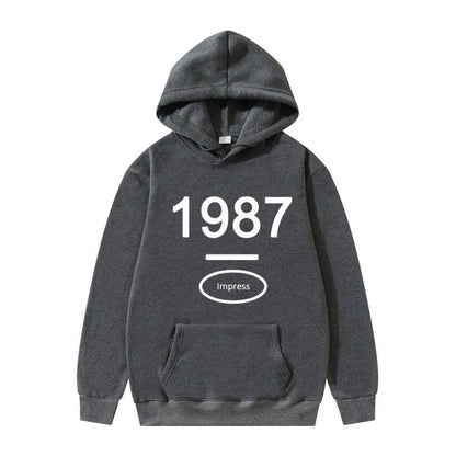 Damen Kapuzenpullover Kängurutasche Baumwolle Beige