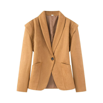 Damen Blazerjacke Strukturiert Eveloria