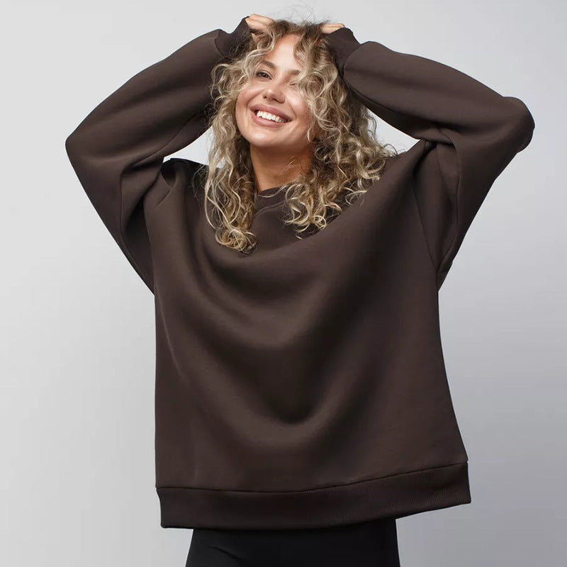 Damen Oversized Sweatshirt Lässiger Schnitt Eveloria
