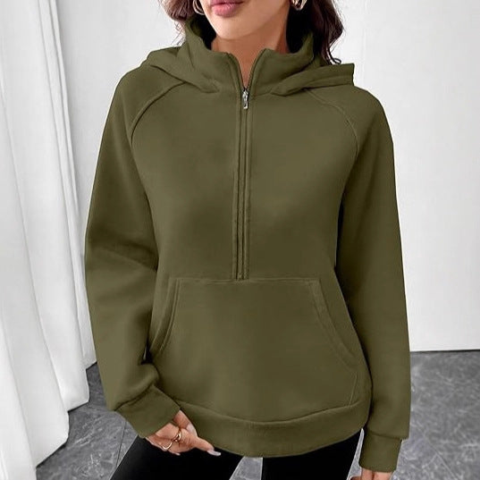 Damen Hoodie Kordelzug Sportlich Eveloria
