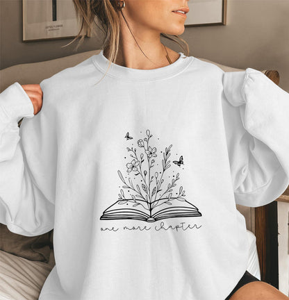 Damen Sweatshirt Blumendesign Aufdruck Eveloria