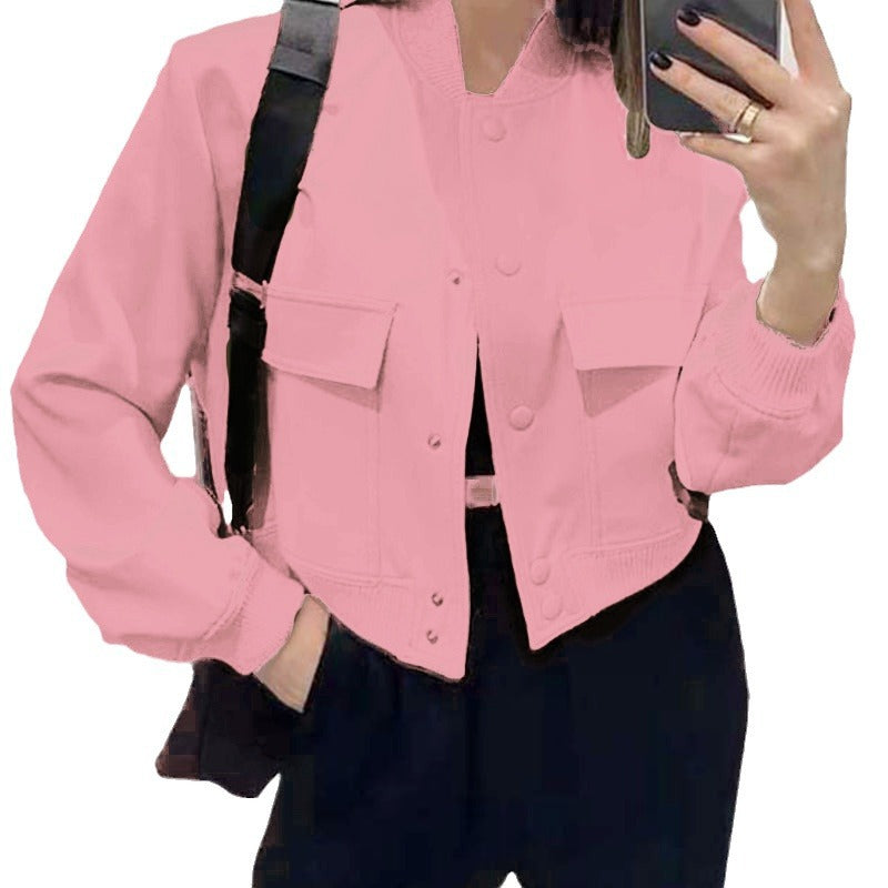 Damen Bomberjacke mit Kunstdruck Eveloria