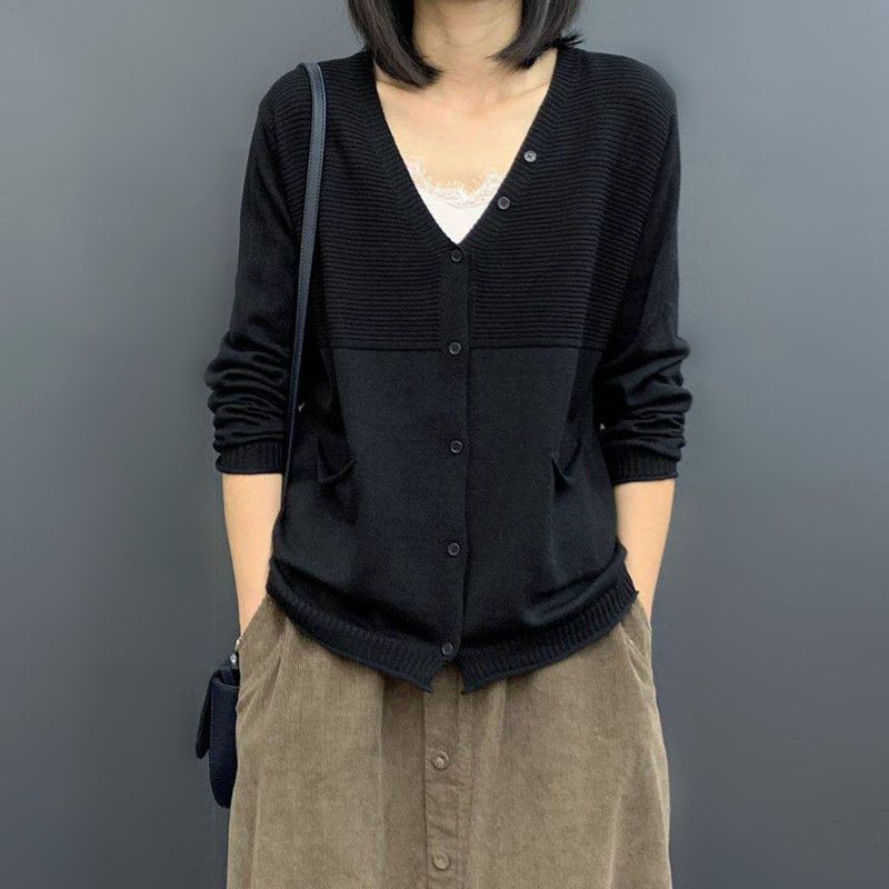 Damen Strickjacke Strukturiert Eveloria