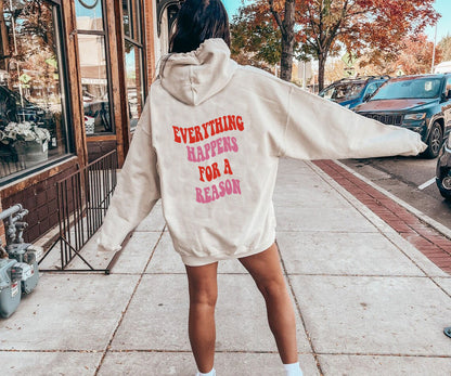 Damen Kapuzenpullover Komfortschnitt Mit Motivationszitat Grau
