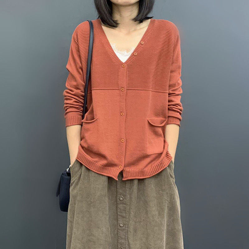 Damen Strickjacke Strukturiert Eveloria