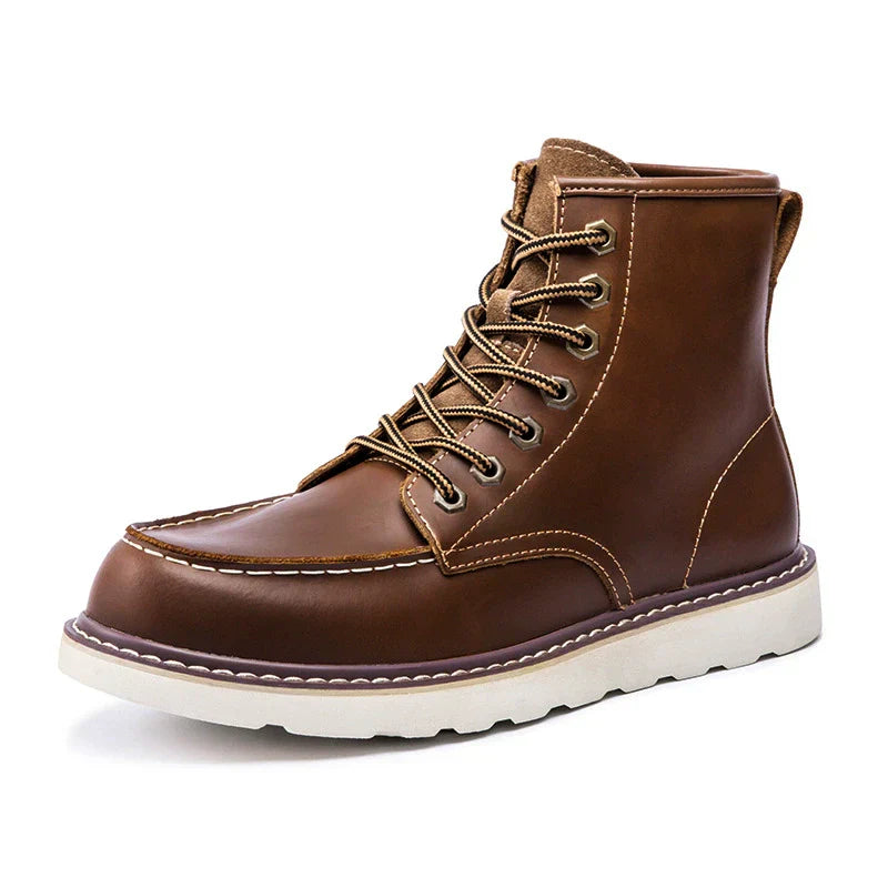 Herren Schnürboots dickes Sohle gepolstert