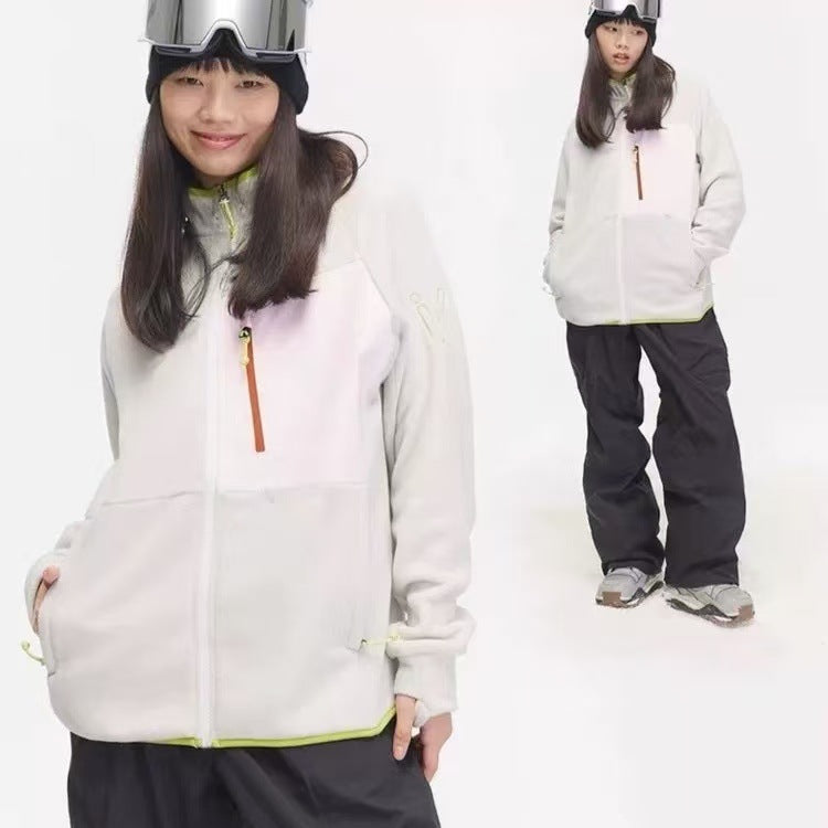 Damen Outdoor-Jacke Wasserdicht Reißverschlusstaschen Eveloria
