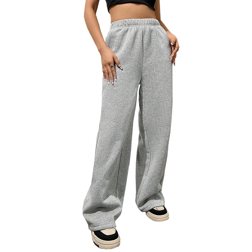 Damen Jogginghose Weites Modell Elastischer Bund Bequem
