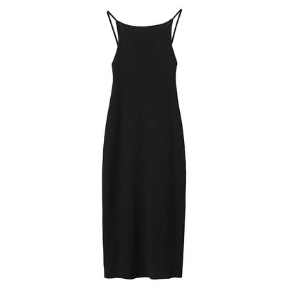 Damen Maxikleid Rippstruktur Figurbetont Eveloria