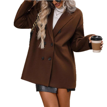 Damen Blazer Oversized Weich Eveloria