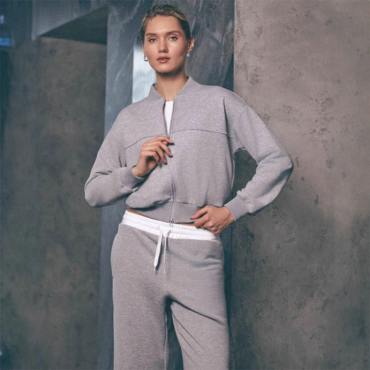 Damen Freizeit-Set Weite Hose Moderner Kragen Eveloria - Eveloria