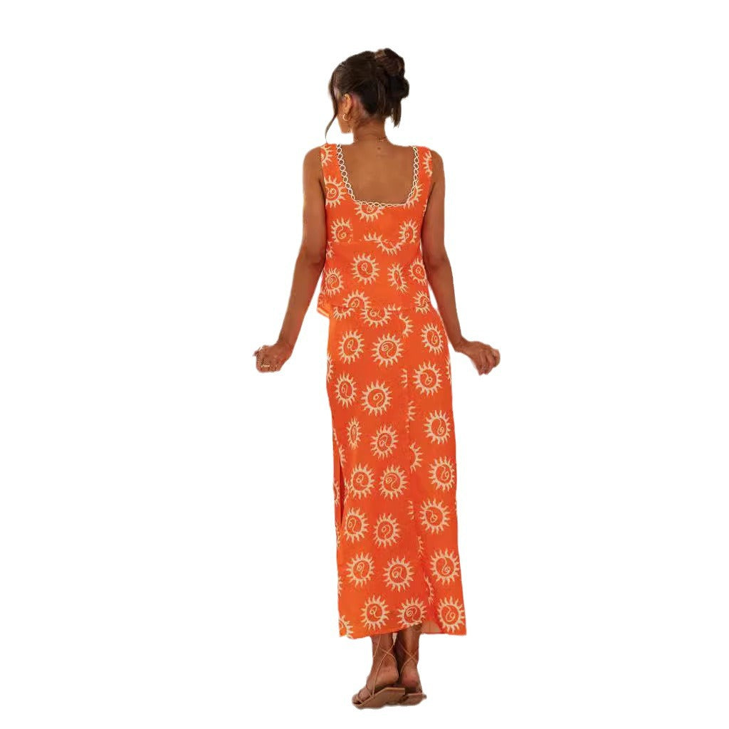Damen Sommerkleid Eveloria Leicht Baumwolle Pastell